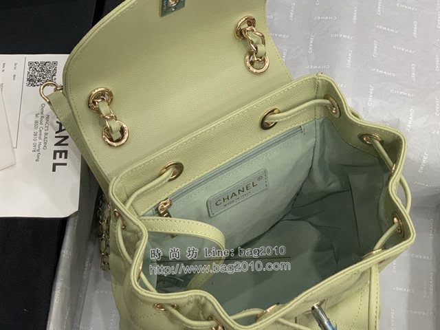 Chanel女包 香奈兒專櫃最新款球紋魚子醬牛皮後背包 Chanel雙肩背包 AS1371  djc4200